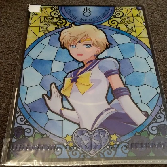 Stained Glass Sailor Moon folders 2pack - Picture 4 of 7